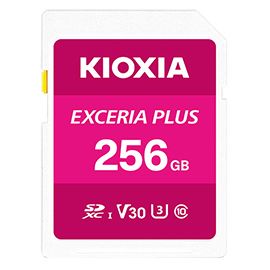 KIOXIA 鎧俠 EXCERIA PLUS 256GB SDXC UHS-I V30 U3 C10 R100/W85 Card